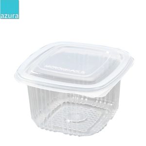 100 Embalagens Alimentar Rectangular PP 375 CC
